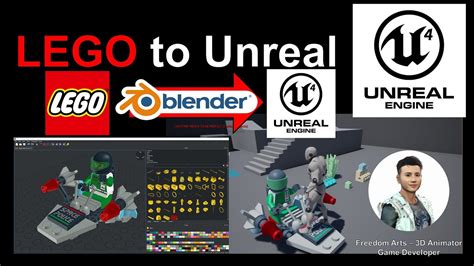 Lego To Unreal Engine Free Through Blender Full Tutorial Youtube