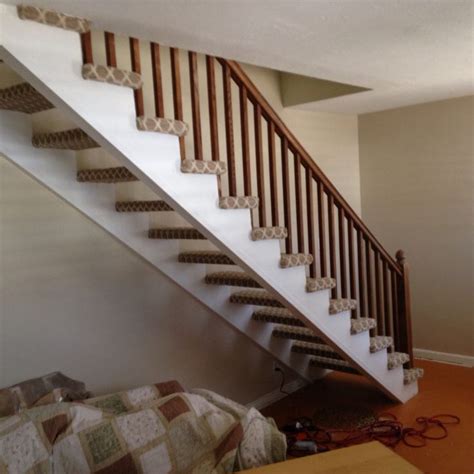 Floating Stairs With Spindles Floating Stairs Carpet Installation Home