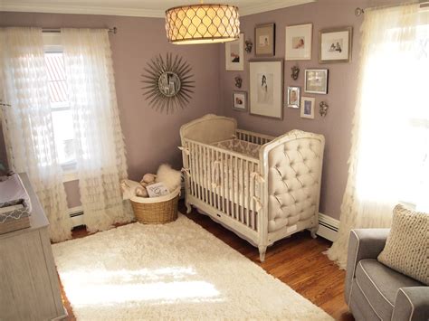 Chocolate brown + cream + red color scheme. Mila's Purple/Gray Modern Glamour - Project Nursery
