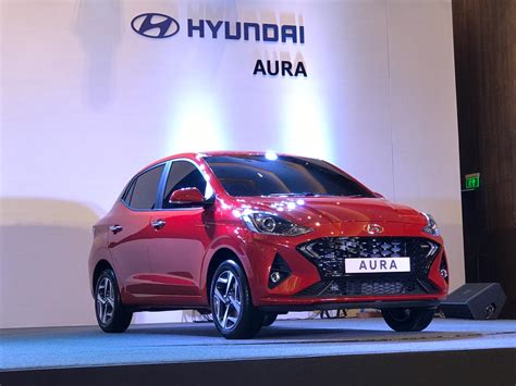 Live Hyundai Aura Sedan Unveiled Details Here With Unveil Video