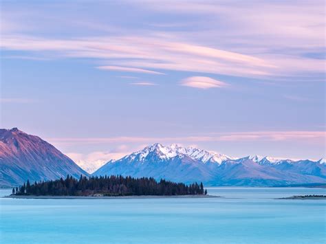 New Zealand Lake Tekapo Sky Clouds Nature Hd Wallpaper Preview