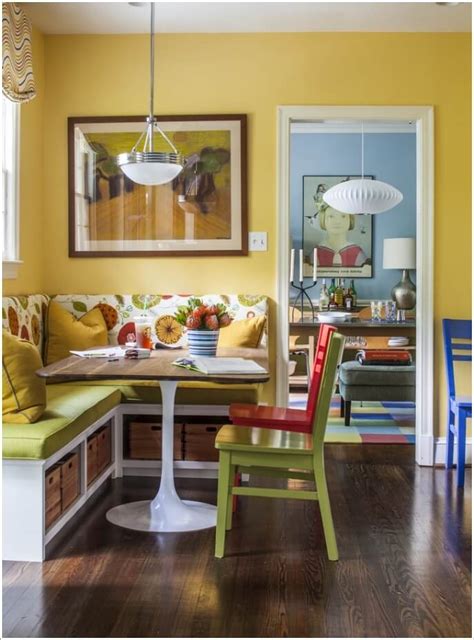 10 Cool And Clever Breakfast Nook Storage Ideas