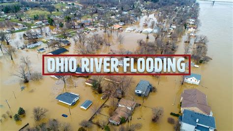 Ohio River Flooding Drone Video Youtube