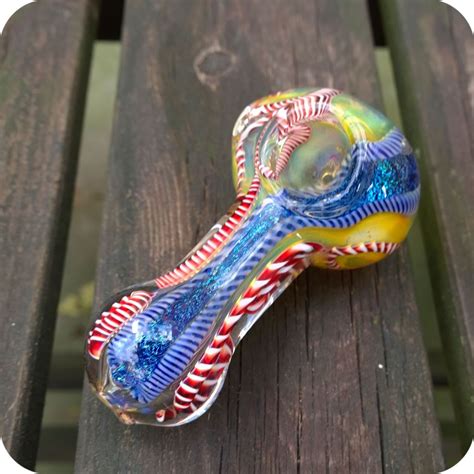 Magic Caterpillar Glass Smoking Pipe