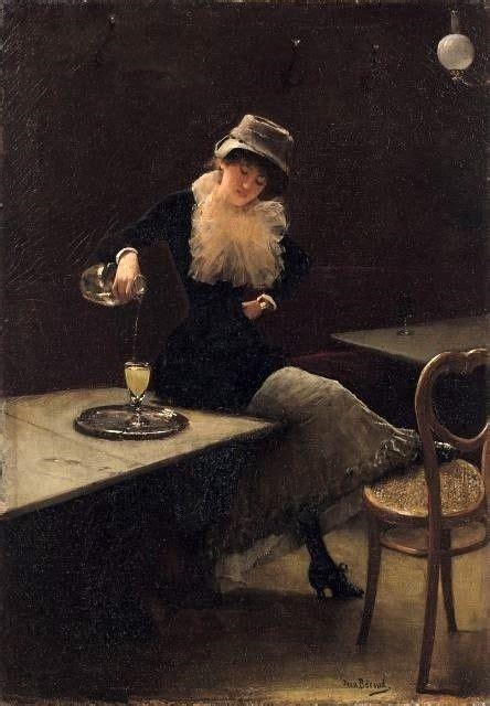 Absinthe Painting Jean Georges Béraud Oil Paintings