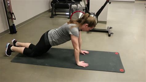 Tricep Pushups Knees Youtube
