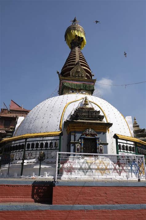 Kathesimbhu Stupa Kathmandu Nepal Stockfoto Bild Von Grenzsteine