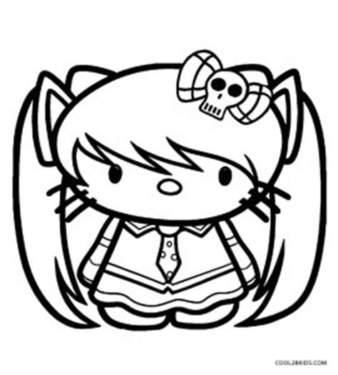 Free hello kitty coloring pages for you to color online, or print out and use crayons, markers, and paints. Printable Emo Coloring Pages For Kids