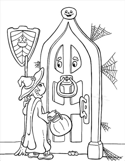 top  halloween day coloring pages drawings  seniors printable