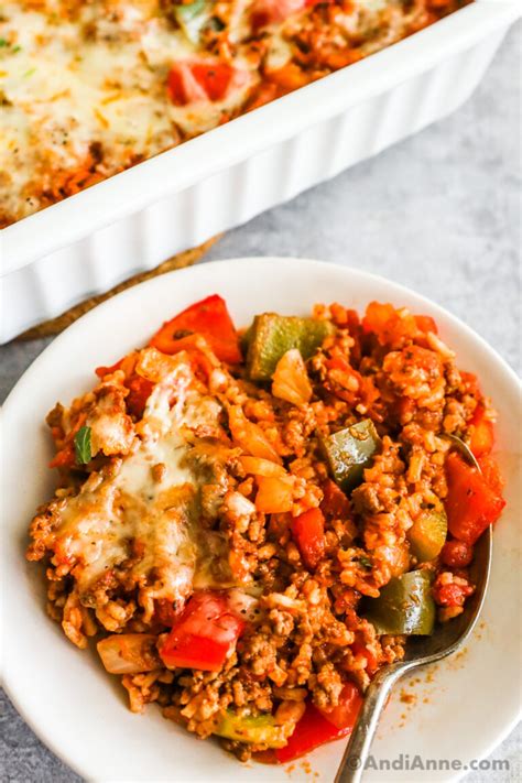 Unstuffed Bell Pepper Casserole