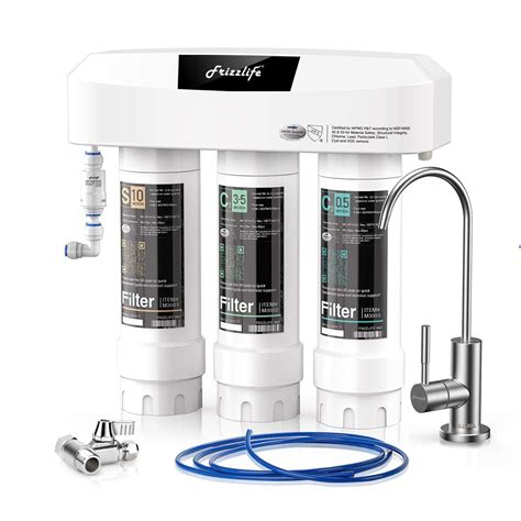 Frizzlife Wasserfiltersystem Untertisch Mit Gebürstetem Nickel