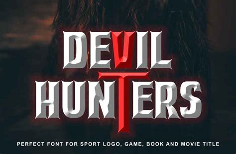 Devil Hunter Font Dfonts