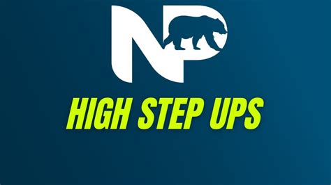 High Step Ups Norcal Physiotherapy Exercise Library Youtube
