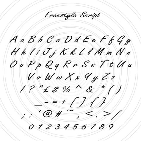 Freestyle Script Handwriting Script Natural Calligraphy Etsy Uk