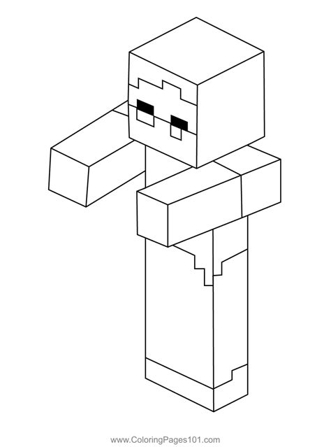 Best Ideas For Coloring Zombie Minecraft Coloring Pages