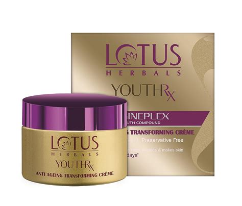 Lotus Herbals Youth Rx Anti Aging Skin Care Range Lotus Herbals Youth