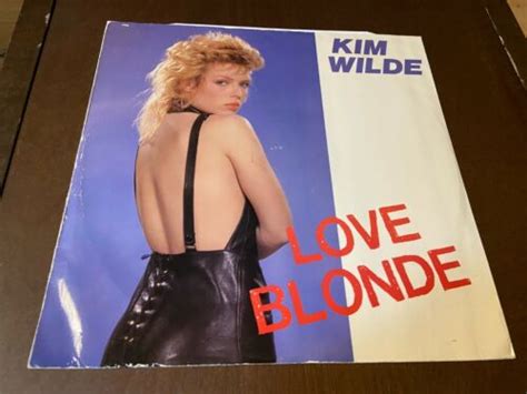 Kim Wilde~love Blonde~12 Single~uk~poster~rak Records~synth Pop Cheesecake 80s Ebay