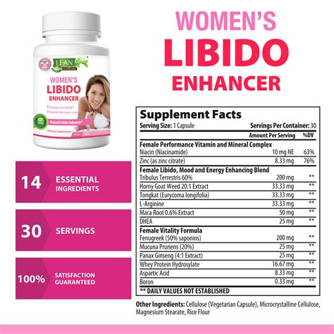 Womens Libido Enhancer Lean Nutraceuticals