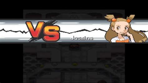 Pokemon Heartgold Olivine Gym Leader Battle Jasmine Youtube