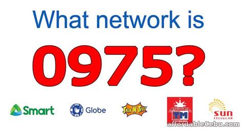 0975 What Network Globe Or Smart Mobile Phones 30751