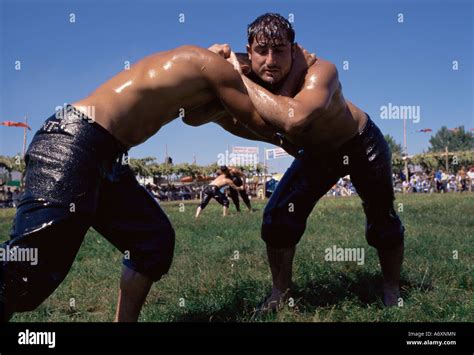 Turkish Wrestlers High Resolution Stock Photography And Images Alamy