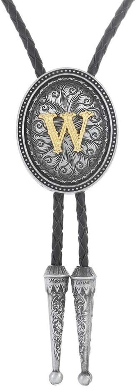 Southwestern Initial Bolo Tie Personalized Gifts For Him Etsy