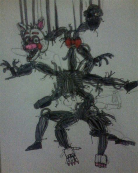 Mangle The Fourth Closet By Freddlefrooby Fnaf Book Fnaf Drawings