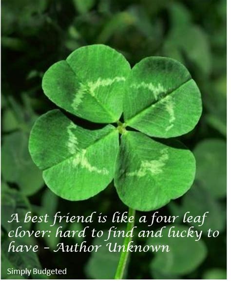 Quotes About Four Leaf Clovers Quotesgram