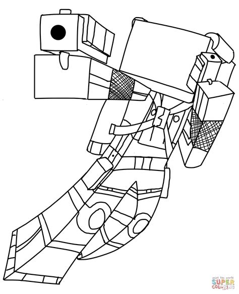 Minecraft Dantdm Coloring Pages Printable Coloring Pages