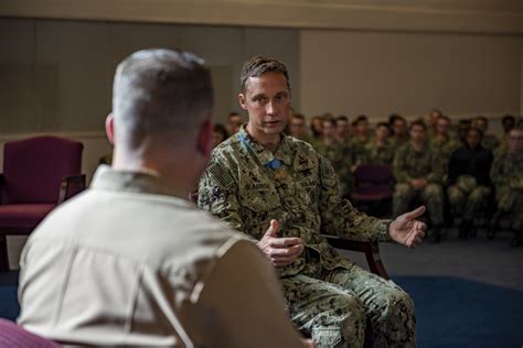 Dvids Images Recruit Training Command Sailor With Retired Master Chief Special Warfare