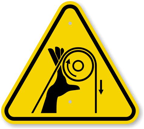 Download clker's nip clipart clip art and related images now. Pinch Point Signs | Nip Point Signs - MySafetySign.com