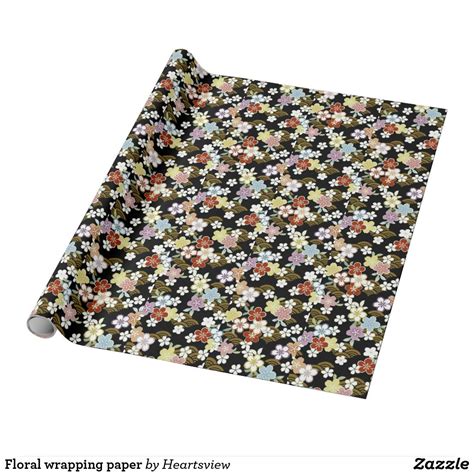 Floral Wrapping Paper Floral Wrapping Paper Custom Wrapping Paper