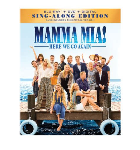 Mamma Mia Here We Go Again Blu Ray Combo Pack Giveaway Central
