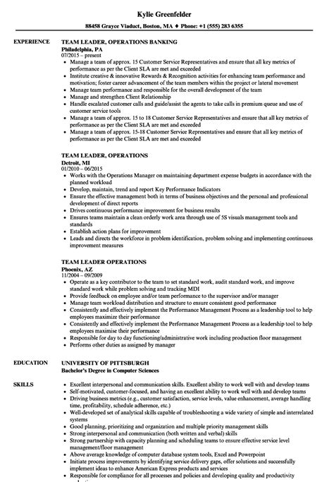 Responsibilities shown on sample resumes in this field include imaging, configuring, and deploying computers on different hhsc sites; Team Leader Operations Resume Samples | Velvet Jobs