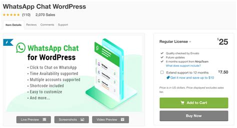How To Add Whatsapp Button Widget Into Your Wordpress Site