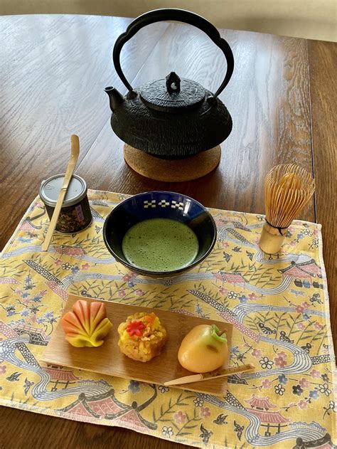 Matcha With Autumn Sweets From Kyoto Rtea
