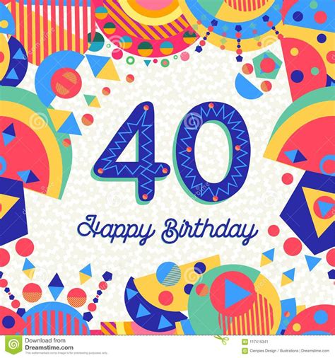 Il 2015 è un anno importante per la compagnia di redmond, non solo per il compleanno tondo che cade il 4 aprile, ma anche per la scommessa su windows 10, in arrivo ora, allo scoccare dei 40 anni, microsoft punta a una seconda giovinezza e riparte da windows 10, il primo sistema operativo sotto la. 40 Cartolina D'auguri Della Festa Di Compleanno Di ...