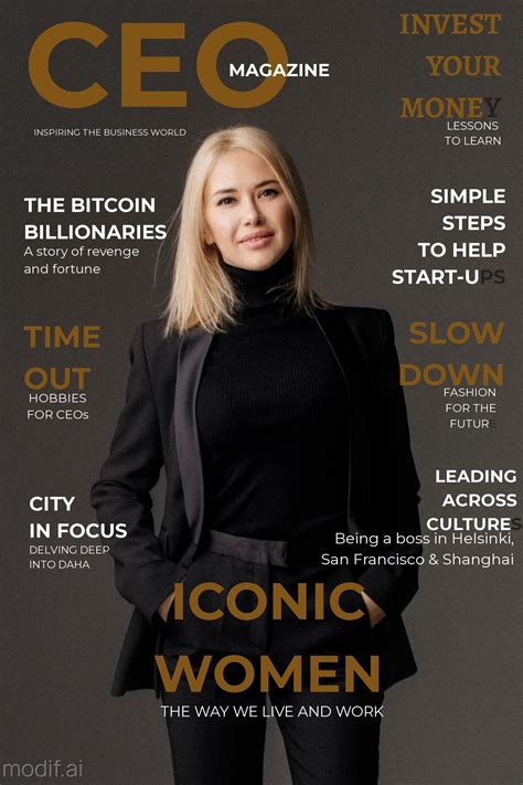 Business Magazine Cover Mediamodifier
