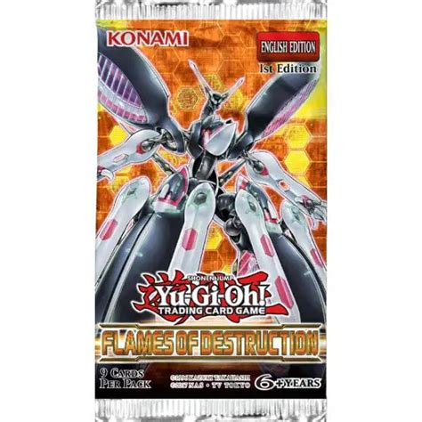 Yugioh Trading Card Game Flames Of Destruction Special Edition Display