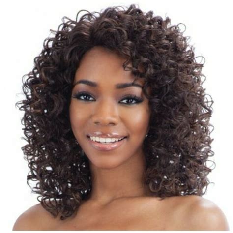 Freetress Equal Synthetic Deep Invisible L Part Lace Curly Hair Wig