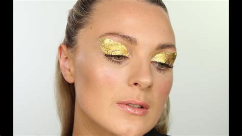 Gold Leaf Make Up Tutorial Youtube