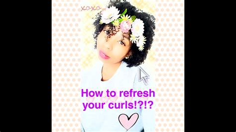Curls do not need to be brushed. How To Refresh Curly Hair (Only using leave-in Conditioner ...
