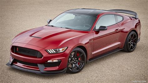 2017 Ford Mustang Shelby Gt350r Color Ruby Red Metallic Front Hd