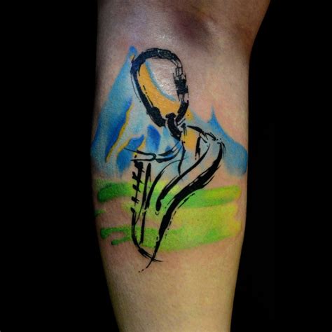Pin By Kenny Hogan On Tattoo Ideas Climbing Art Tattoos Outdoor Tattoo