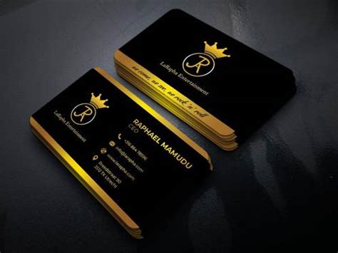 design  premium business card   hamzasial fivesquid