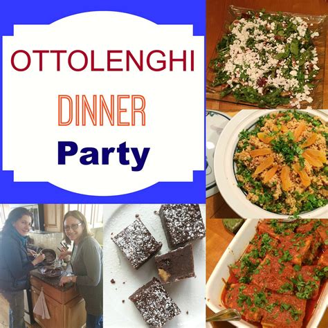 I've seen the raised eyebrows, i've heard the jokes. A Dinner Party with Recipes from Chef Yotam Ottolenghi