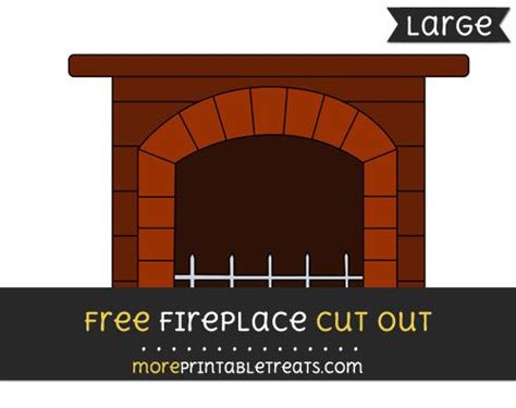 Fireplace Template Printable Printable Templates Free