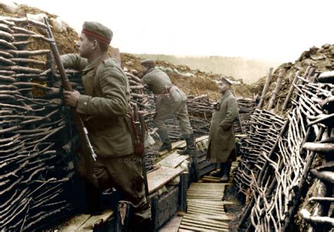 A German Trench Of World War 1 Colorized By Oldhank On Deviantart