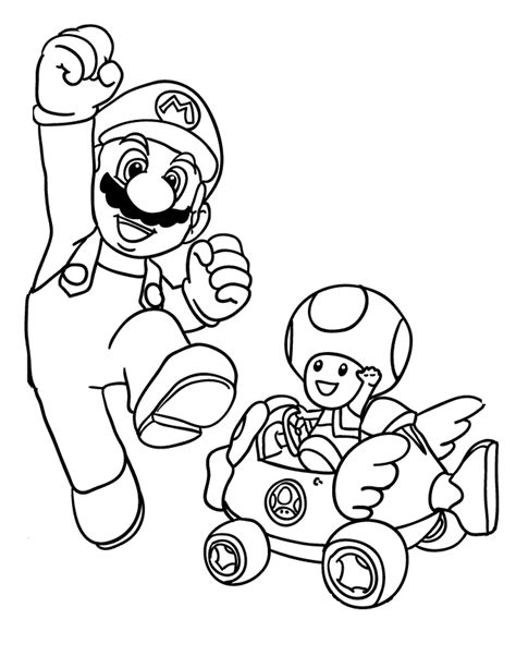 Super Mario Bros Printable Coloring Pages