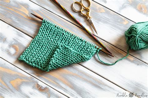 How To Knit The Double Stockinette Stitch For Beginners Video